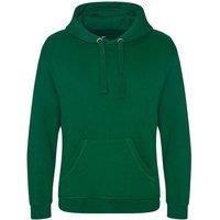 AWDis Men's Just Hoods Graduate Heavyweight Hoodie in Bottle Green | Size: XL