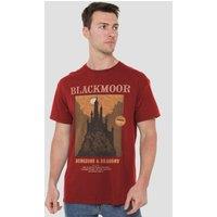 Hasbro Men's Retro Blackmoor T-Shirt Dark Red | Size: XL