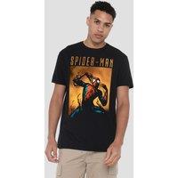 Spider Man Men's Creeping Venom T-Shirt Black | Size: Small