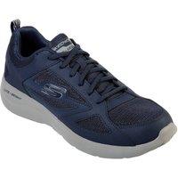Skechers Men's Dynamight 2.0 Lace Up Memory Foam Trainer in Navy | Size: 7