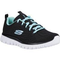 Skechers Women's Graceful Get Connected Sports Shoe in Black | Size: 4