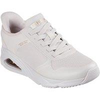 Skechers Women's Tres-Air Uno Easy Steppers Trainers in Off-White | Size: 4
