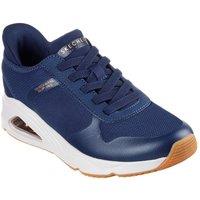 Skechers Women's Tres-Air Uno Easy Steppers Trainers in Navy | Size: 5