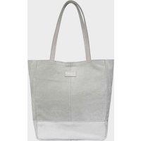 PAIGE' Metallic + Suede Real Leather Tote Bag