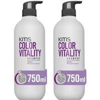 KMS Color Vitality Shampoo 750ml Double in Clear