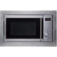 SIA BIM20SS Stainless Steel 20L Integrated Built in Digital Timer Microwave Oven in Metallic Silver