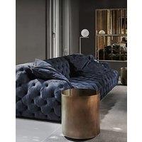 HOB Furniture Fully Chesterfield Extra Depth Sofa - 220 cm in Mid Navy