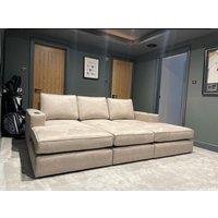 HOB Furniture Charles Cinema Sofa - 11ftx6ft in Dark Grey