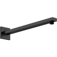 Balterley Rectangular Wall Mount Shower Arm - 360mm - Matt Black