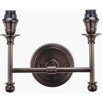 Ruma Antique Bronze Metal Double Wall Light