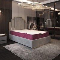DS Living Reve Garnet Hybrid Gel-Flex Memory Foam Mattress in Crimson | Size: Single
