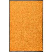 Berkfield Home Doormat Washable Orange 60x90 cm