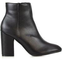 XY London Women's 'Peaches' High Block Heel Ankle Boots in Black | Size: 7