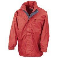 Result Men's Midweight Multi-Functional Waterproof Jacket in Red | Size: XL
