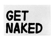 Mooky Mats Get Naked Bath Mat in White