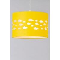 BHS Lighting Clouds Easy Fit Light Shade in Yellow | Size: 30 cm diameter x 21 cm high