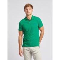 U.S. POLO ASSN. Men's Pique Polo Shirt in Green | Size: XL