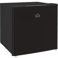 HOMCOM 35L Tabletop Freezer with Removable Wire Shelf & Two Keys in Black