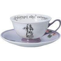 Mikasa Tea Cup & saucer Bone China 140ml in Pink