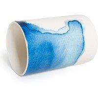 BlissHome Rick Stein Coves of Cornwall Bone China Utensil Pot White/Blue in White