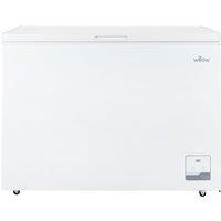 Willow Freestanding 292L Chest Freezer in White | Size: Large