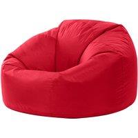 icon Classic Indoor Outdoor Bean Bag Yellow Bean Bag Chair in Red