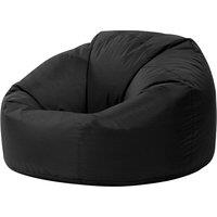 icon Classic Indoor Outdoor Bean Bag Yellow Bean Bag Chair in Black