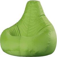 icon Recliner Indoor Outdoor Bean Bag Khaki Bean Bag Chair in Light Green