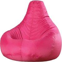 icon Recliner Indoor Outdoor Bean Bag Khaki Bean Bag Chair in Pink