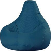 icon Recliner Indoor Outdoor Bean Bag Khaki Bean Bag Chair in Teal