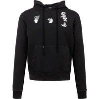 Off-White Men's X MLB Chicago White Sox Slim Fit Black Hoodie | Size: Medium