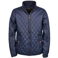 TEE JAYS Men's Richmond Padded Jacket in Mid Navy | Size: Small