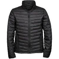 TEE JAYS Men's Zepelin Padded Jacket in Black | Size: 4XL