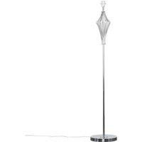 ValueLights Jaspa Silver Floor Lamp Base