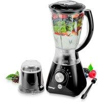 Geepas 1.5L Jug Blender Smoothie Maker Mixer Coffee Spice Grinder in Black