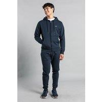 Tokyo Laundry Men's Zip-Through Hoody & Jogger Co-ord Set in Navy | Size: Large