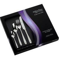 Arthur Price 'Willow' Stainless Steel 24 Piece 6 Person Boxed Cutlery Set in Silver