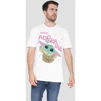 Star Wars Men's Grogu Mood Adorable T-Shirt White | Size: 2XL
