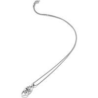 Hot Diamonds Women's Trio Triple Heart Pendant in Silver | Size: 45 cm
