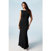 Coast Women's Honoured Sleeveless Cowl Back Maxi Bridesmaid Dress in Black | Size: 12