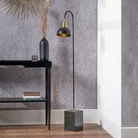 Ruma Matt Black Domed Task Floor Lamp