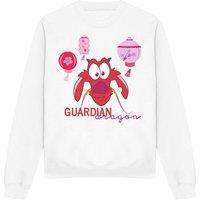 Disney Mulan Mushu Guardian Dragon Sweatshirt White | Size: Large