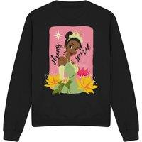 Disney The Princess & The Frog Strong Spirit With Tiana Sweatshirt Black | Size: Small