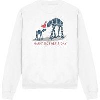 Star Wars Happy Mothers Day Sweatshirt White | Size: Small