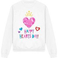 Disney Princess Valentine's Day, Happy Hearts Day Sweatshirt White | Size: Small