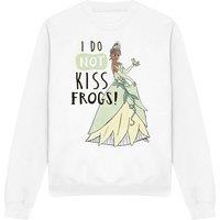 Disney The Princess & The Frog Tiana Does Not Kiss Frogs Sweatshirt White | Size: Large