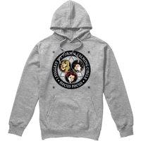 Disney Hocus Pocus Form A Calming Circle With The Sanderson Sisters Hoodie Light Grey | Size: 2XL