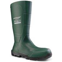 Dunlop Men's 'JobGUARD Full Safety' Wellingtons in Green | Size: 8
