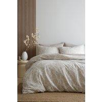 Appletree 'Otto' Jacquard Mark-Making Textured Duvet Cover Set in Natural | Size: Single