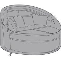Charles Bentley Deluxe Rattan Day Bed Cover - Black
